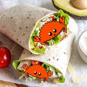 Preview image, with various burritos that contain Ferris inside of them